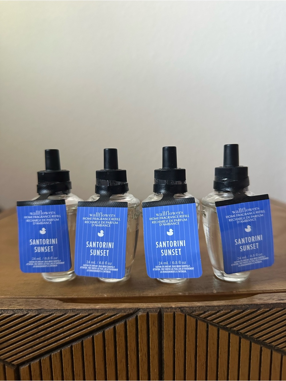 X4 bath and body works Santorini Sunset Refills NEW